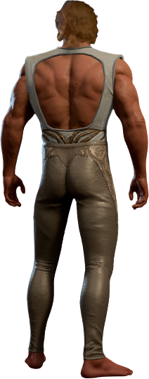 Anarchic White Outfit High Elf Back