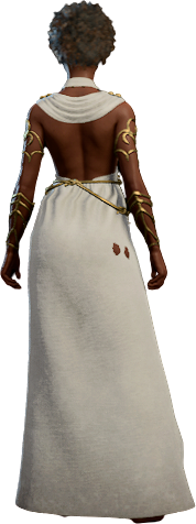 Elegant Robe Human Back