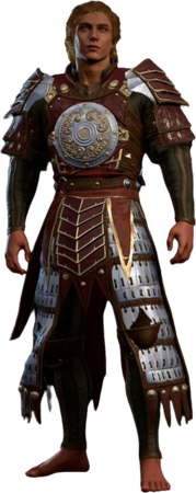 Splint Armour +2 High Elf Front