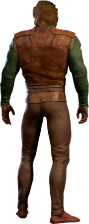 Leather Armour Half-Elf Back