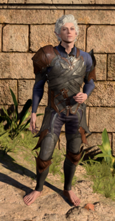 Drow Studded Leather Armour worn by Astarion
