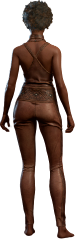 Leathery Garb Human Back