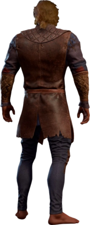 Leather Armour Rogue Half-Elf Back
