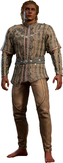 Splendid Beige Outfit High Elf Front
