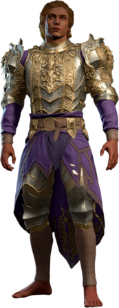 Plate Armour +1 High Elf Front