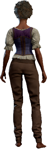 Comfortable Autumnal Outfit Human Back