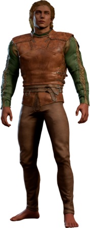 Leather Armour Half-Elf Front