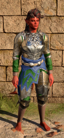 Protective Plate worn by Karlach