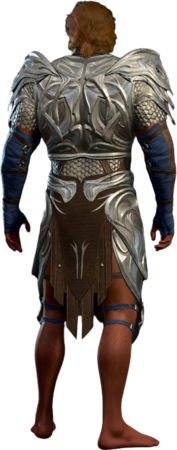 Githyanki Breastplate High Elf Back