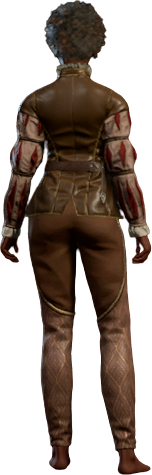 Chocolatier Style Doublet Human Back