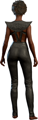 Drow Outfit Human Back