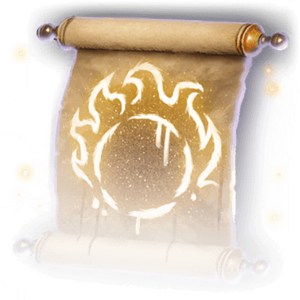 Scroll of Flaming Sphere image
