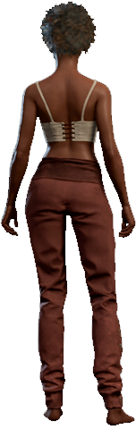 Umber Trousers Human Back