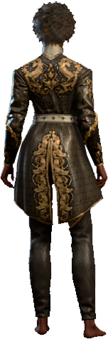 Eminent Obsidian Outfit Human Back