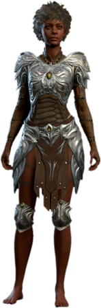 Githyanki Half Plate Leather Human Front