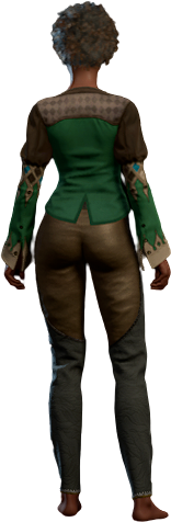 Diamond Pattern Garb Human Back