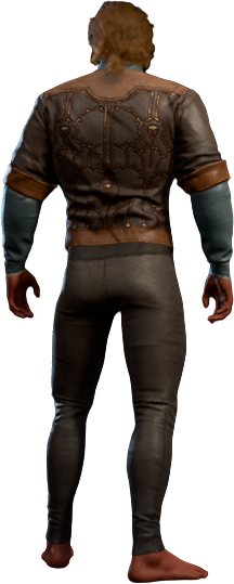 Raffish Chestnut Outfit High Elf Back