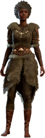 Hide Armour +2 Human Front