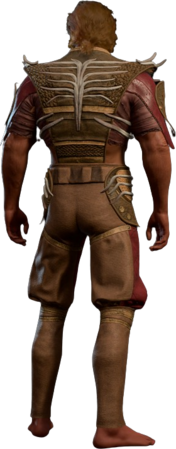 The Mighty Cloth Half-Elf Back