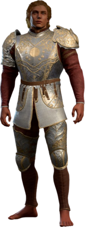 Half Plate Armour +1 High Elf Front