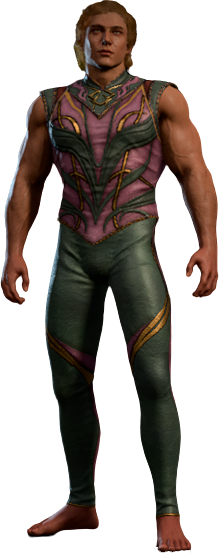Lionheart Green-Pink Outfit High Elf Front