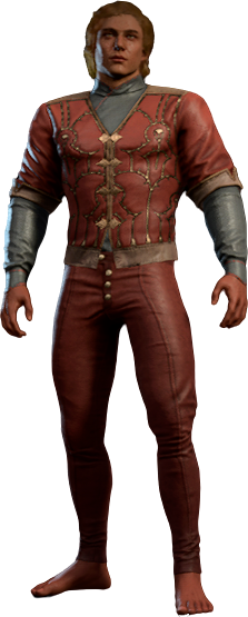 Raffish Bronze-Red Outfit High Elf Front