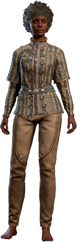 Splendid Beige Outfit Human Front