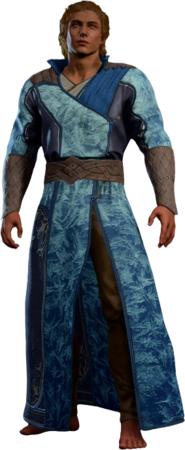 Icebite Robe Half-Elf Front