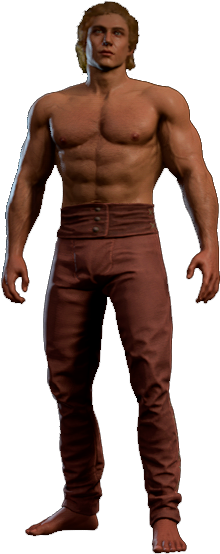 Umber Trousers High Elf Front