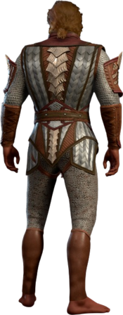 Scale Mail +1 High Elf Back