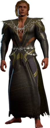 Viconia's Priestess Robe Half-Elf Front