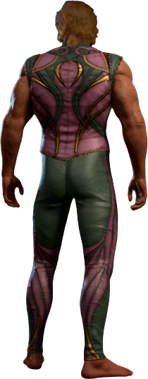 Lionheart Green-Pink Outfit High Elf Back