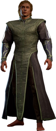 Poisoner's Robe Half-Elf Front