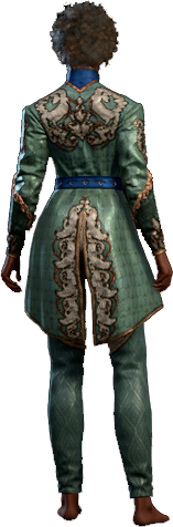 Opalescent Outfit Human Back