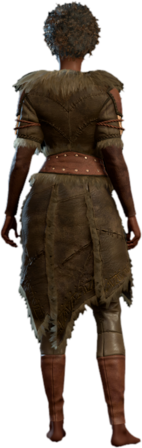 Hide Armour +2 Human Back