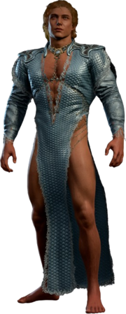 Wavemother's Robe Half-Elf Front