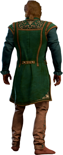 Chandelier-Style Embroidered Ensemble High Elf Back