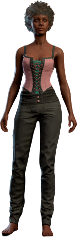 Teal Slimfit Outfit Human Front