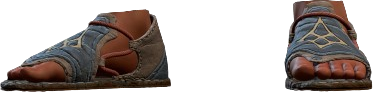 Diamond-Stitch Sandals Model