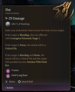 Slay ability tooltip