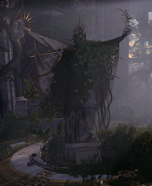 Statue at Rosymorn Monastery