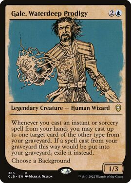 Alternate Commander Legends' Gale, Waterdeep Prodigy.