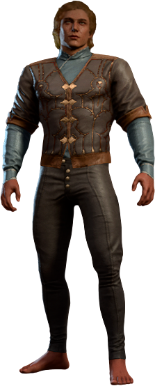 Raffish Chestnut Outfit High Elf Front